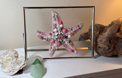 Pink Sea Glass Starfish 1
