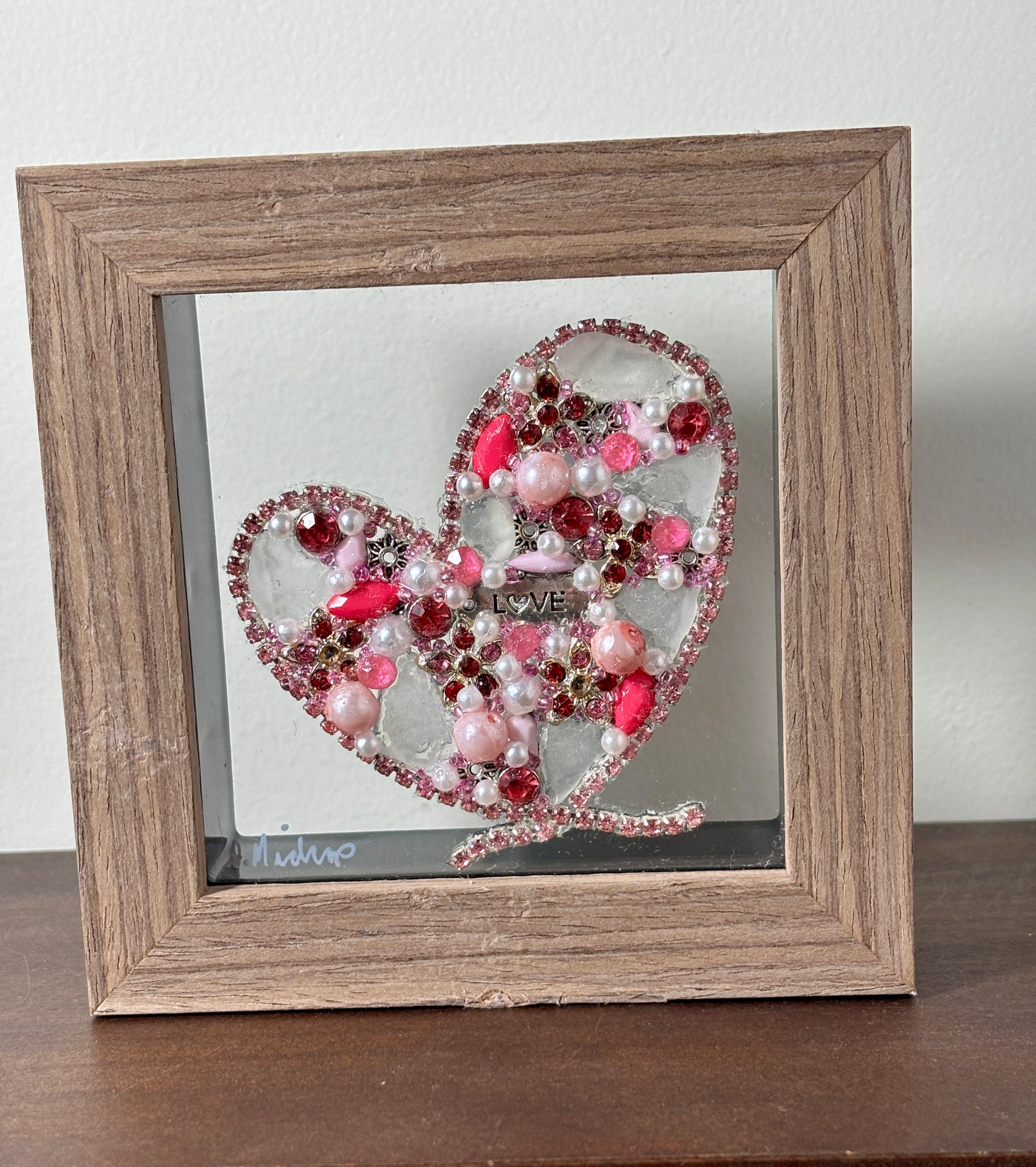 sea glass pink valentine